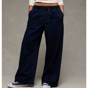 American Eagle dreamy drape low rise wide leg jeans